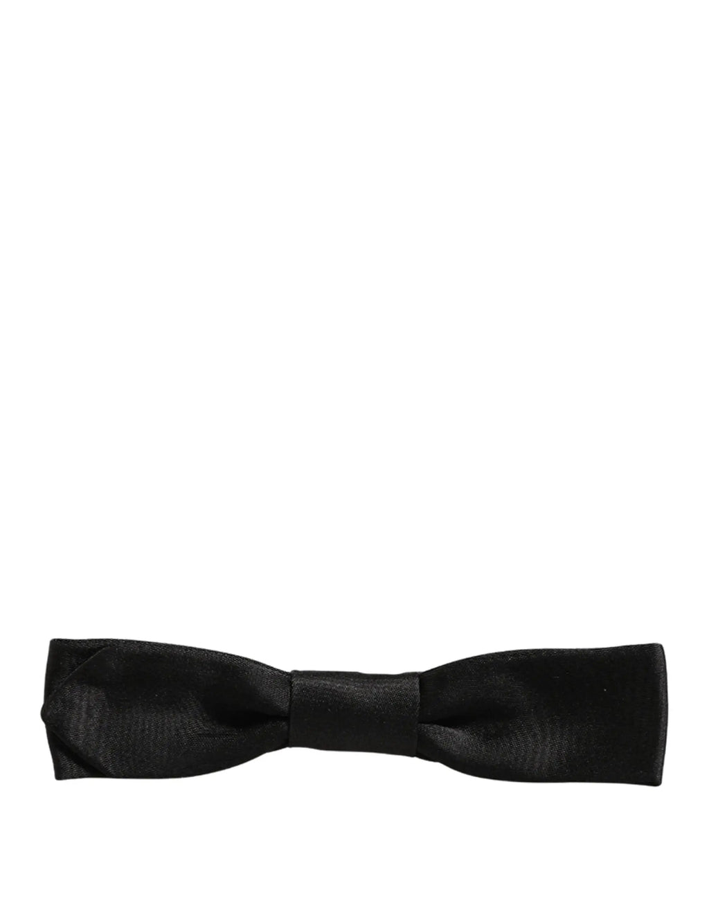 Dolce & Gabbana Men Black 100% SIlk Adjustable Neck Papillon Bow Tie