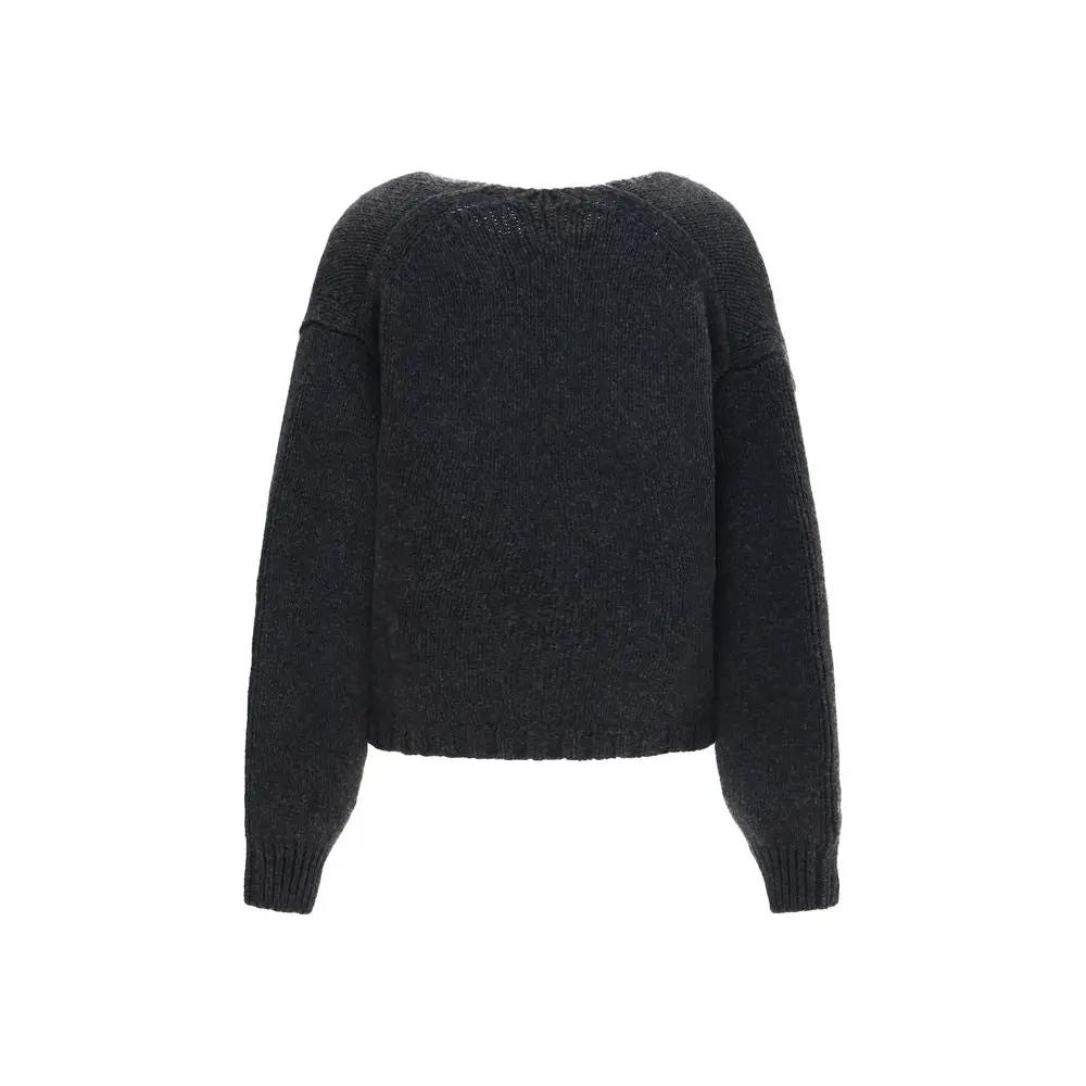 Gilet en cachemire gris Khaite