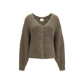 Cardigan en cachemire bicolore Khaite