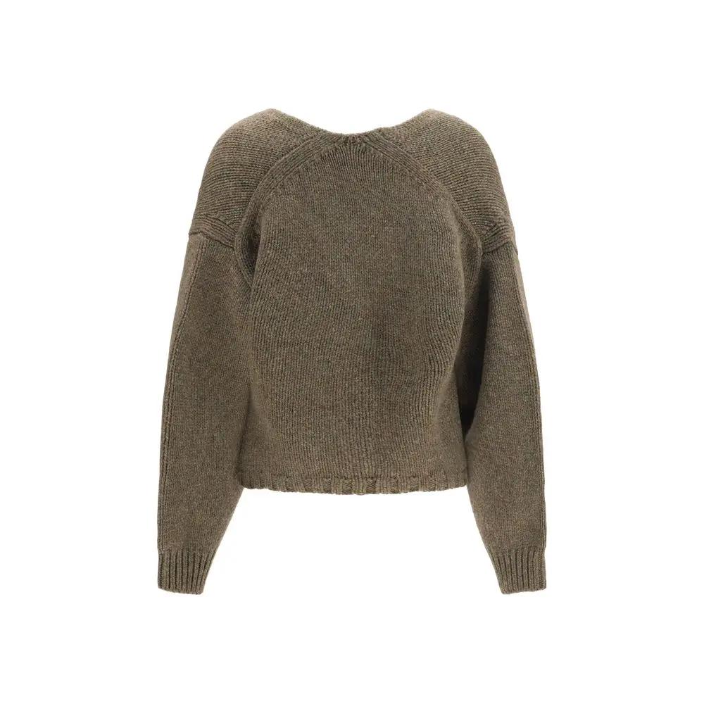 Cardigan en cachemire bicolore Khaite