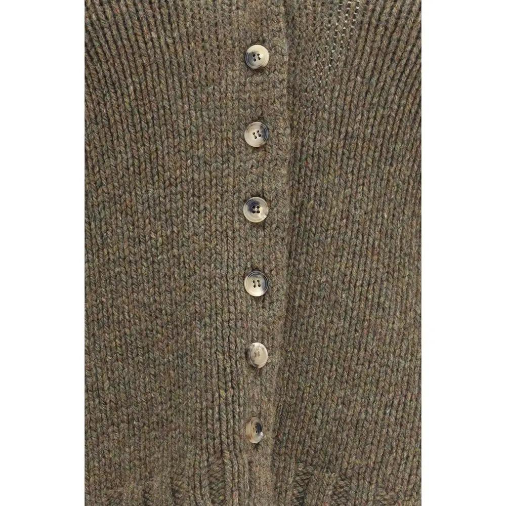 Cardigan en cachemire bicolore Khaite