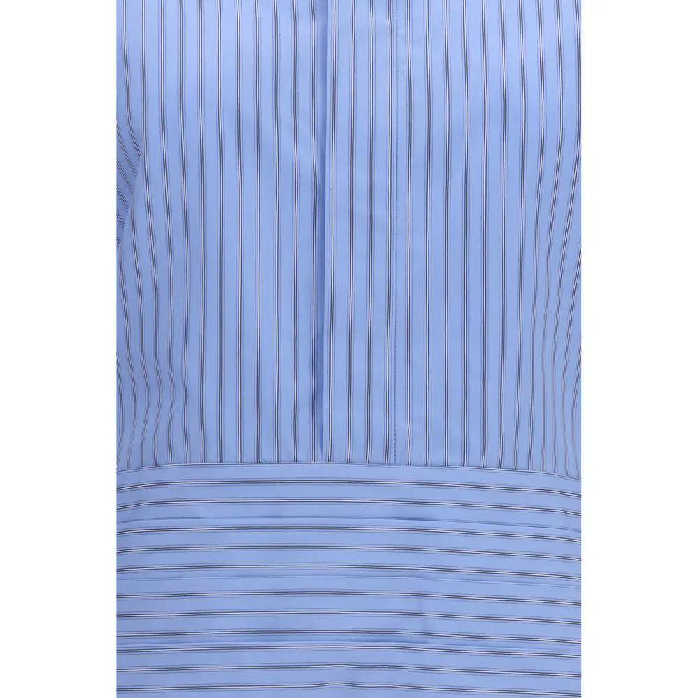 Chemise Sacai en coton bleu à motifs