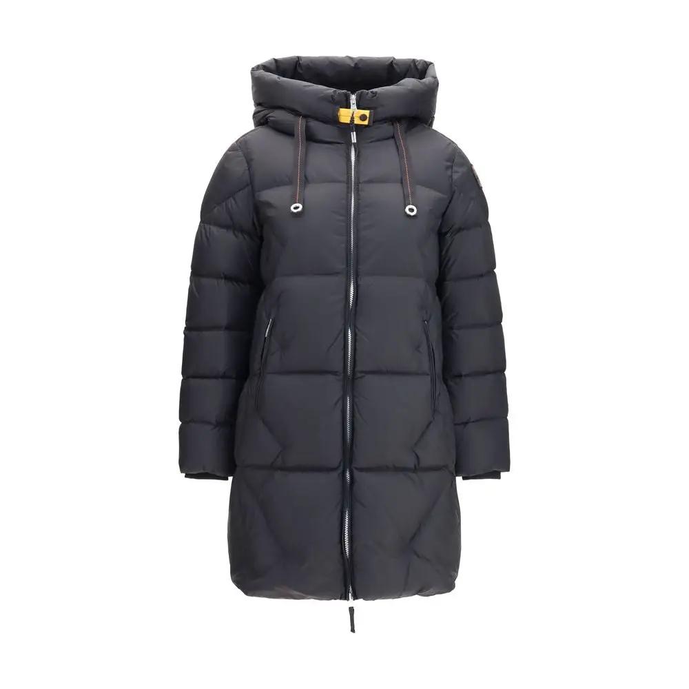 Doudoune longue Parajumpers noire en duvet d'oie