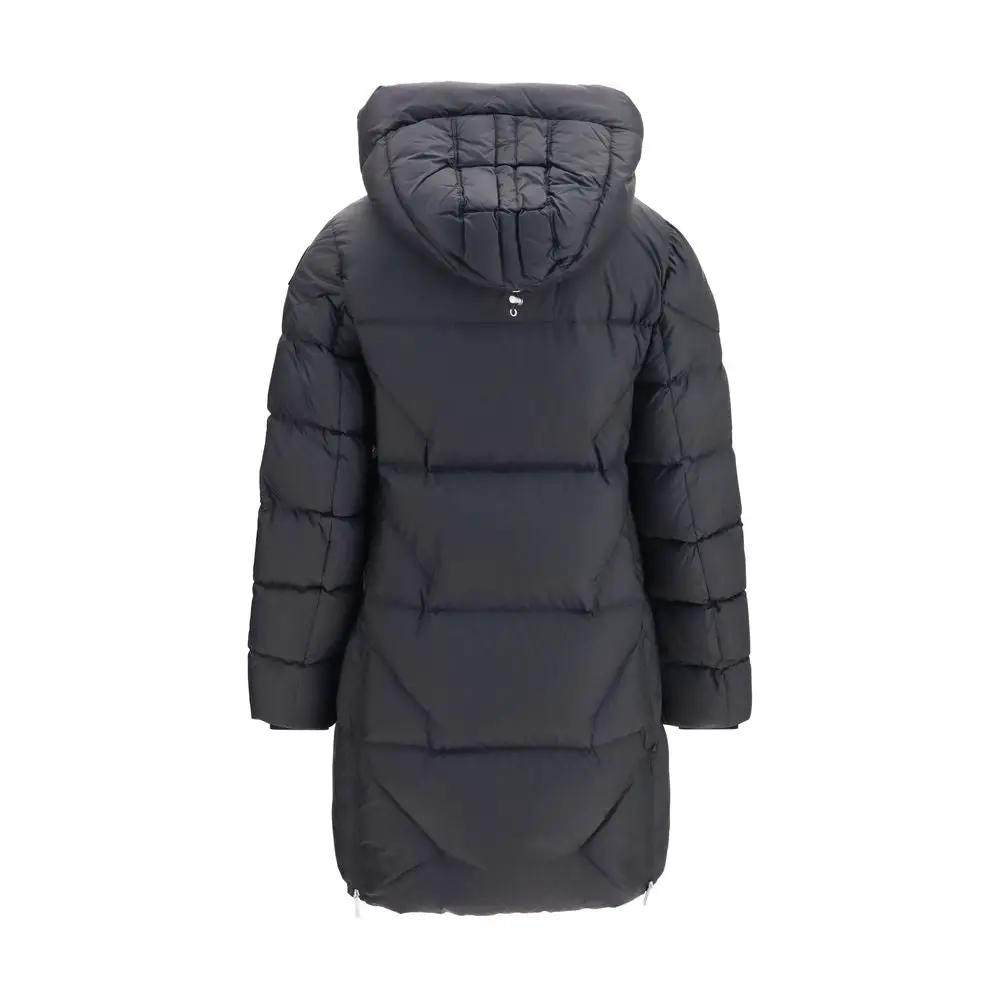 Doudoune longue Parajumpers noire en duvet d'oie