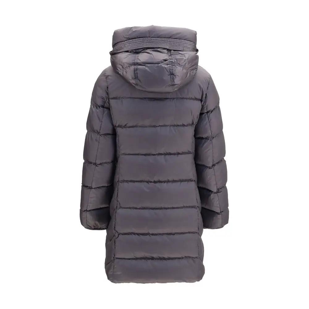 Doudoune longue Parajumpers en duvet d'oie gris
