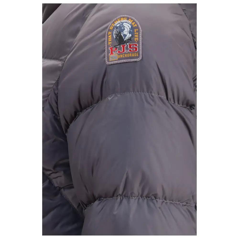 Doudoune longue Parajumpers en duvet d'oie gris