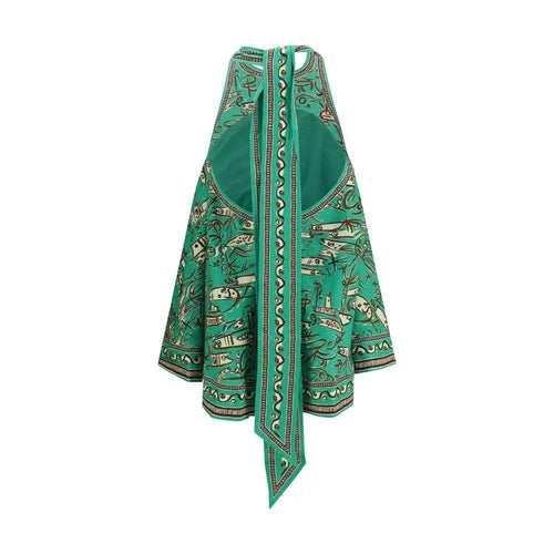 Robe décontractée bicolore en lin Alemais