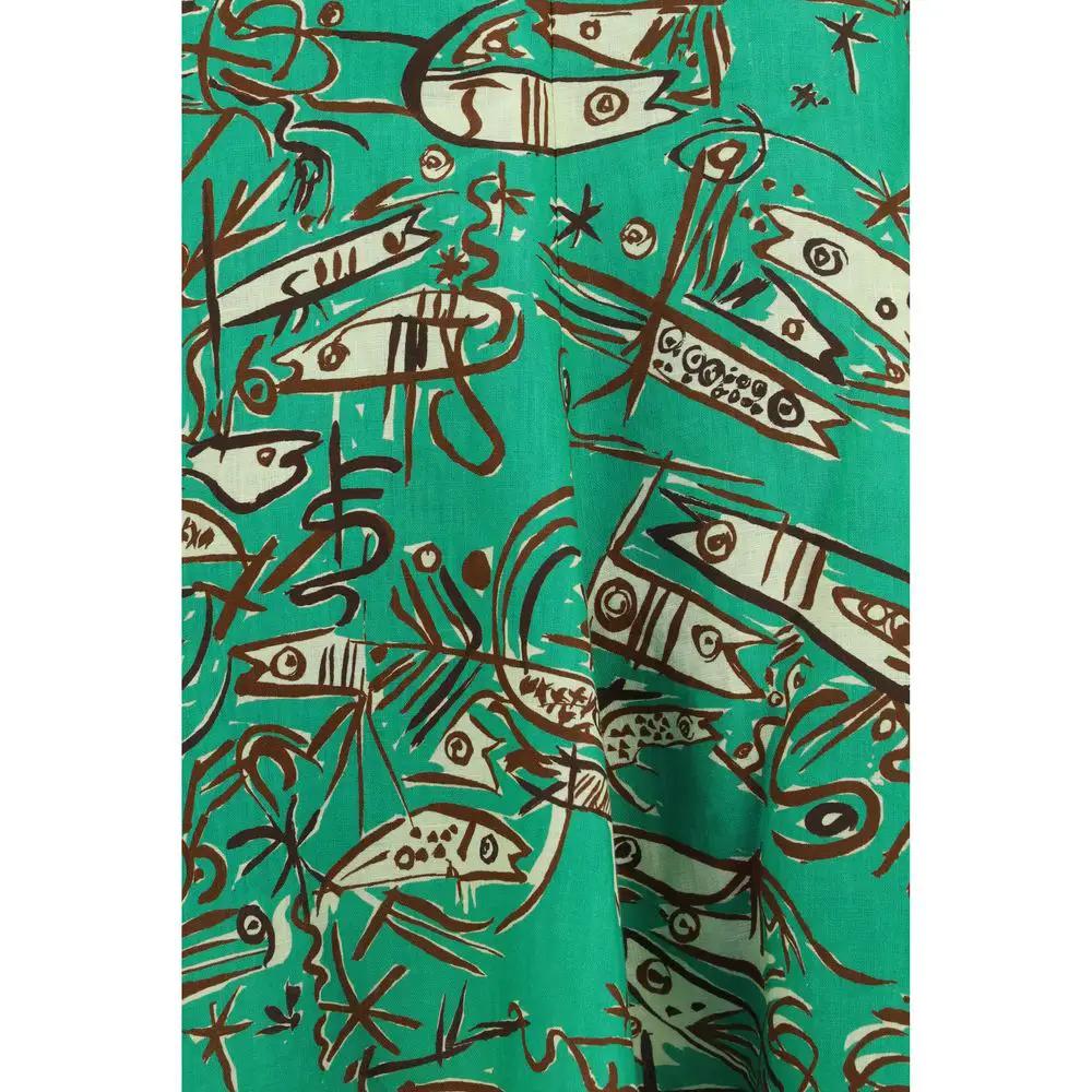 Robe décontractée bicolore en lin Alemais