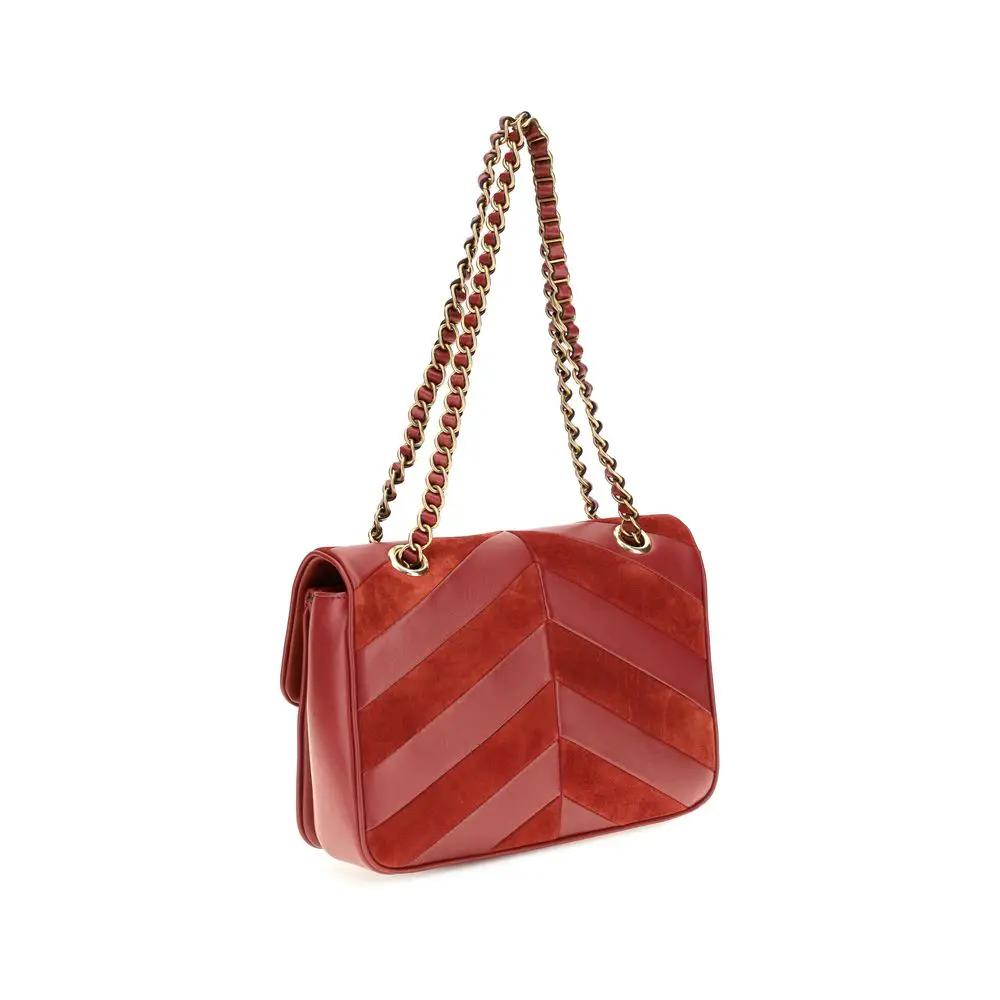 Sac porté épaule en cuir suédé multicolore Valentino Garavani