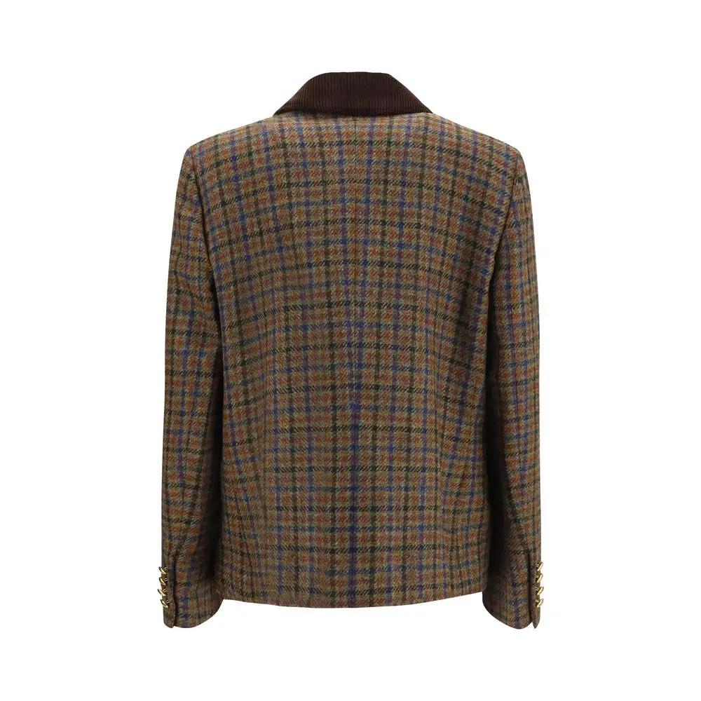 Blazer Blazé Milano en laine multicolore modèle Oves Aries