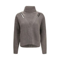 P.A.R.O.S.H. Sweat-shirt en laine beige Oves Aries
