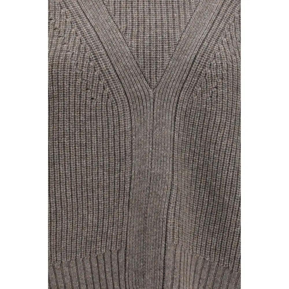 P.A.R.O.S.H. Sweat-shirt en laine beige Oves Aries