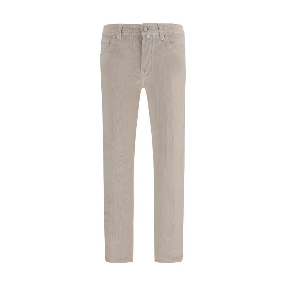 Jacob Cohen Beige Cotton Casual Pants