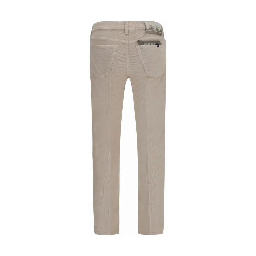 Jacob Cohen Beige Cotton Casual Pants