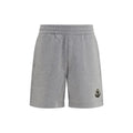Moncler Moncler Gray Cotton Bermuda Shorts
