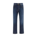 Jean droit en coton bleu Jacob Cohen