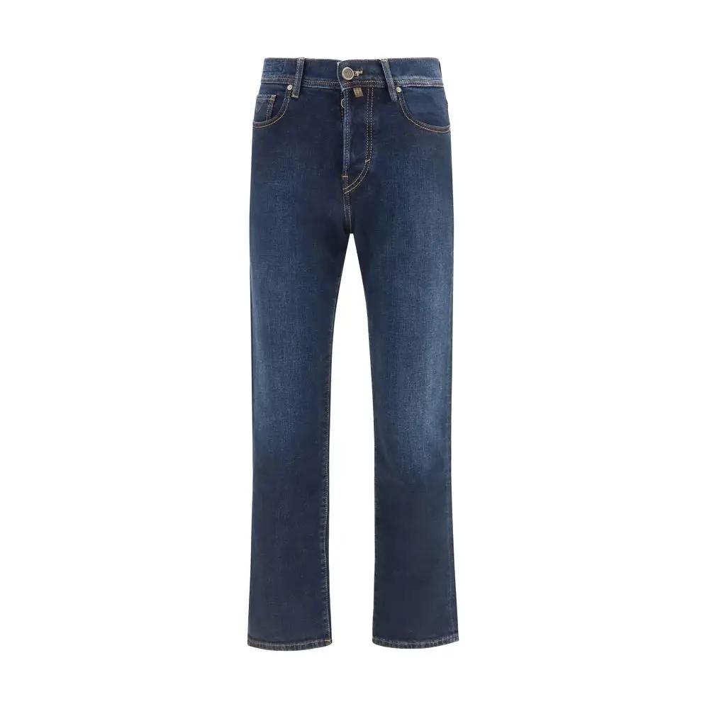 Jean droit en coton bleu Jacob Cohen