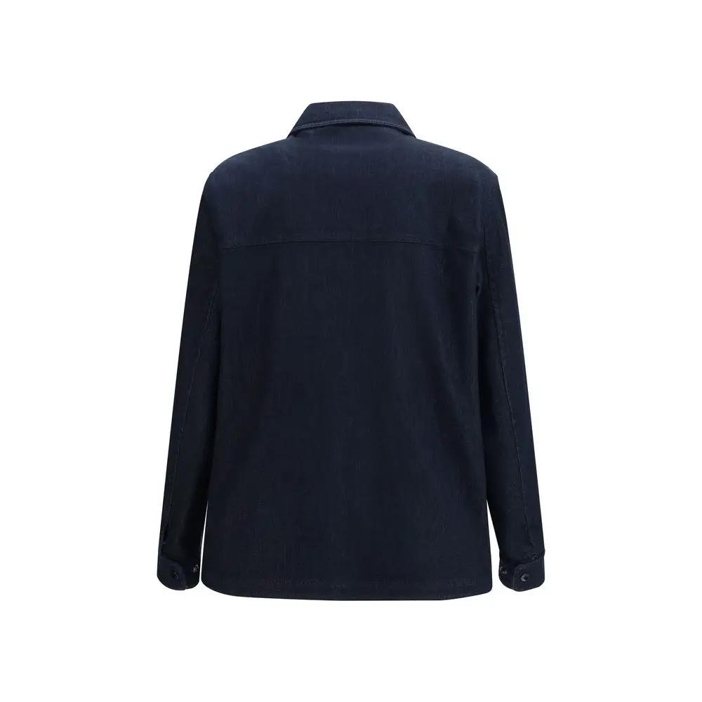 Veste en jean Moncler en coton bleu
