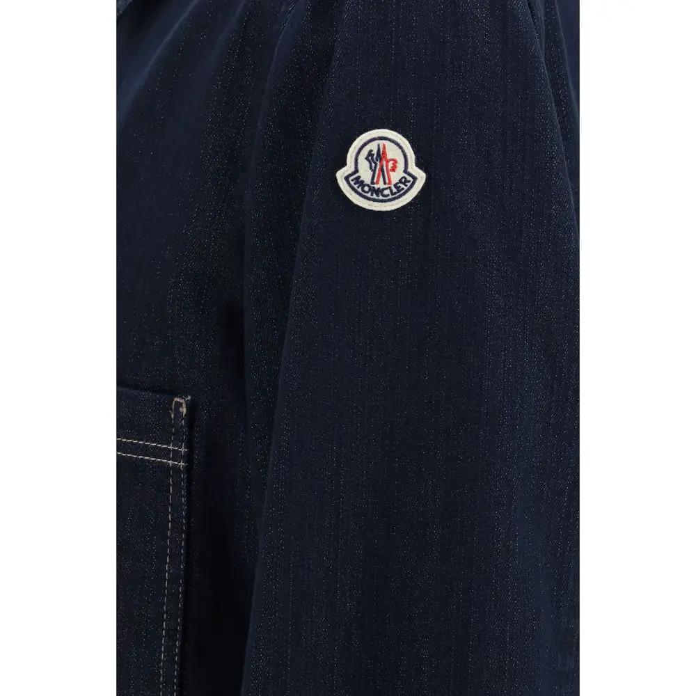 Veste en jean Moncler en coton bleu