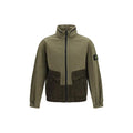 Stone Island Bicolor Cotton Shell Jacket