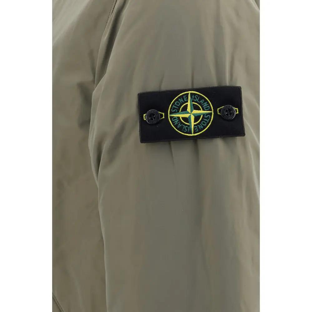 Stone Island Bicolor Polyester Shell Jacket