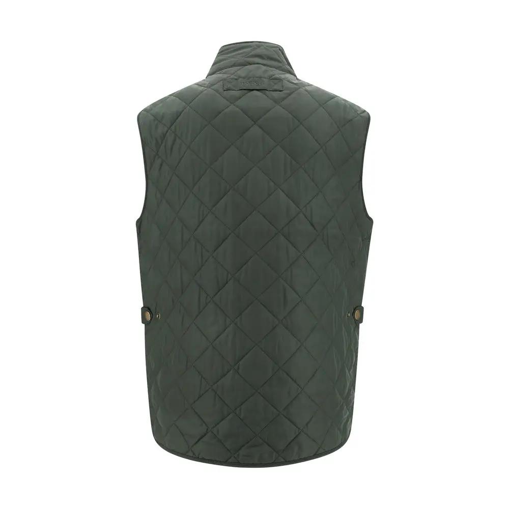 Barbour Green Polyamide Sleeveless Jacket