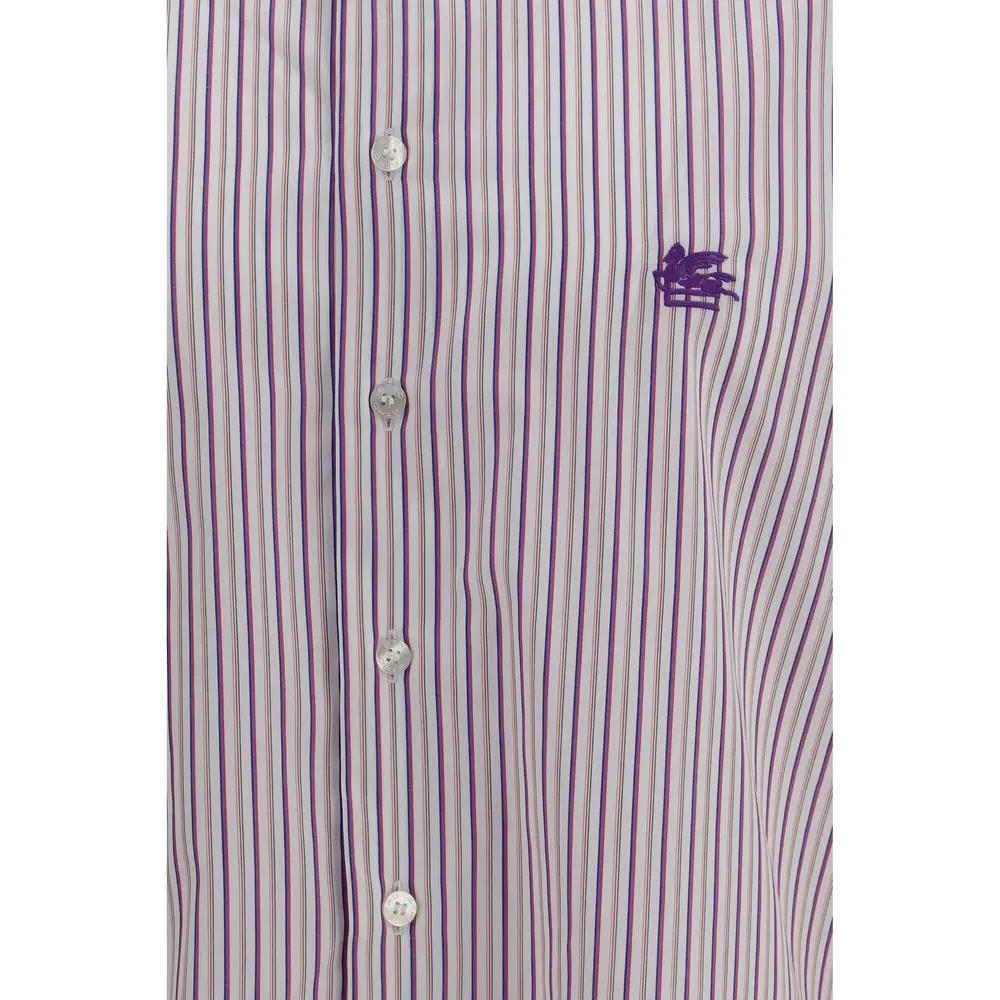 Chemise en coton à motif multicolore Etro
