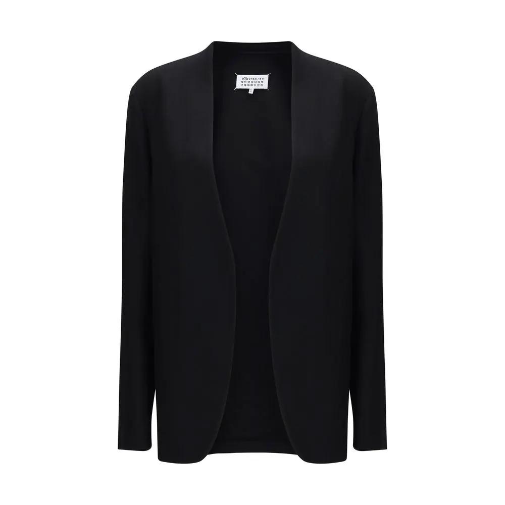 Veste Shell Maison Margiela en Laine Noire Oves Aries
