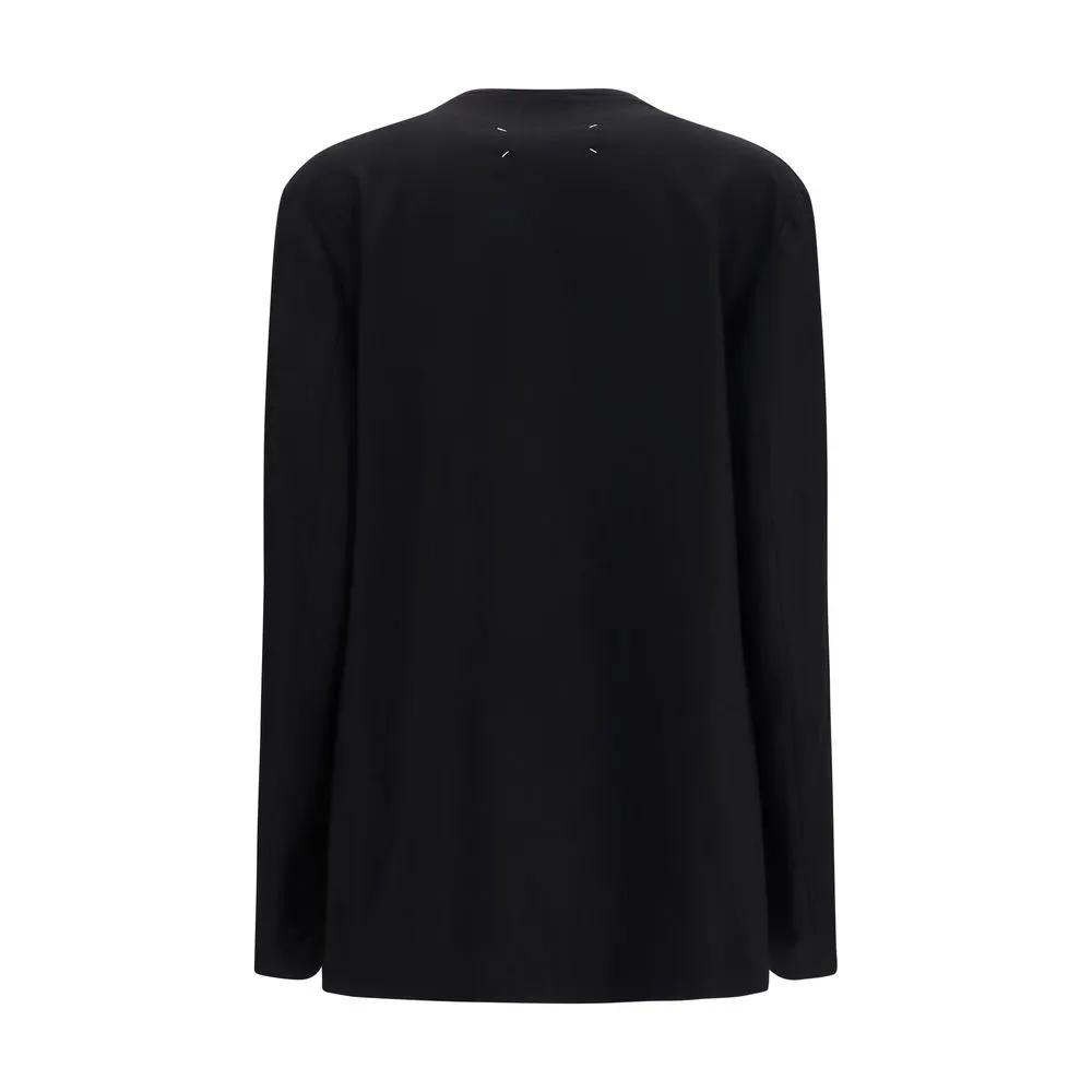 Veste Shell Maison Margiela en Laine Noire Oves Aries