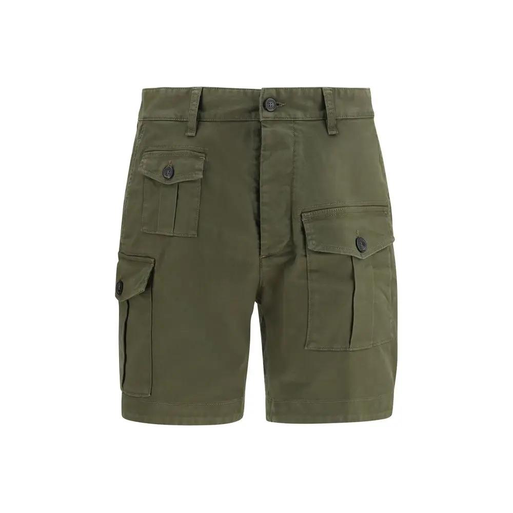 Short bermuda bicolore en coton Dsquared²