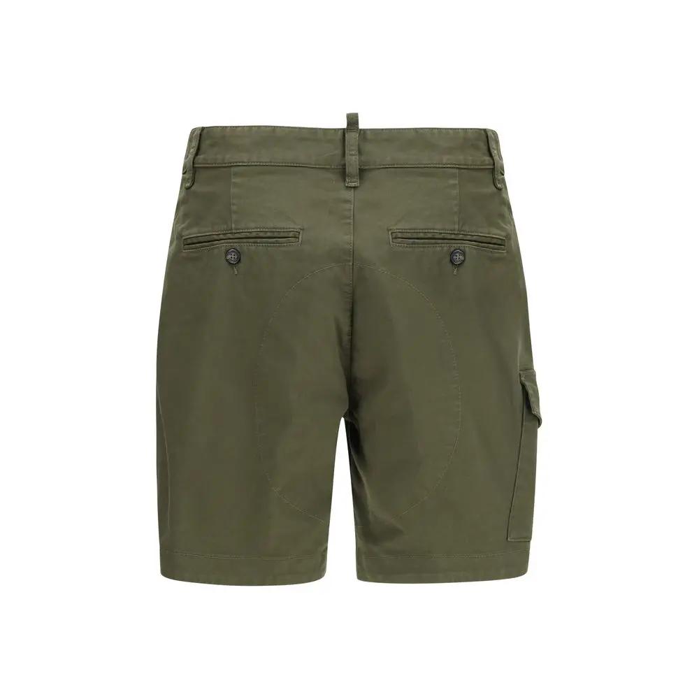 Short bermuda bicolore en coton Dsquared²