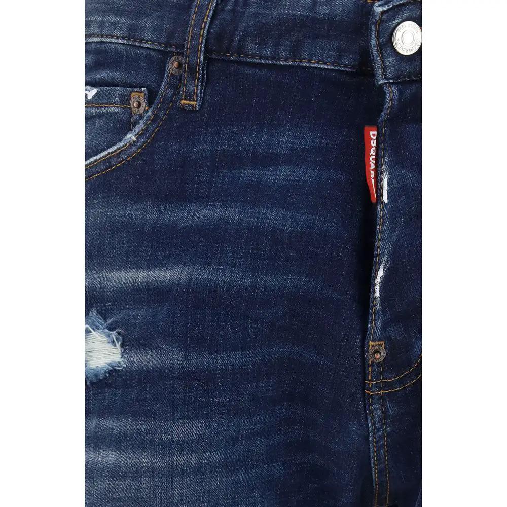 Short bermuda en coton bleu Dsquared²