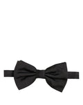 Dolce & Gabbana Men Black 100% Silk Adjustable Neck Papillon Bow Tie