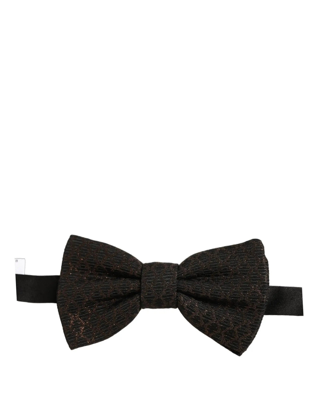 Nœud papillon réglable en soie marron Dolce & Gabbana pour homme