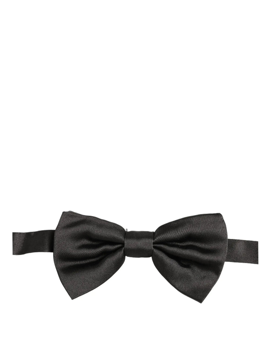 Nœud Papillon Dolce & Gabbana Noir 100% Soie Ajustable pour Homme
