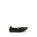 Jimmy Choo Black Calf Leather Bos Taurus Ballet Flats