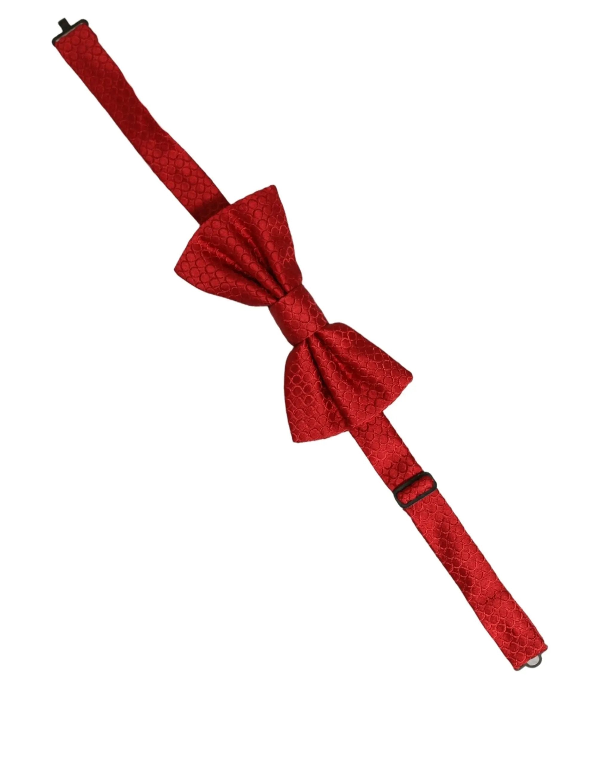 Nœud Papillon Réglable Dolce & Gabbana Homme Rouge 100 % Soie