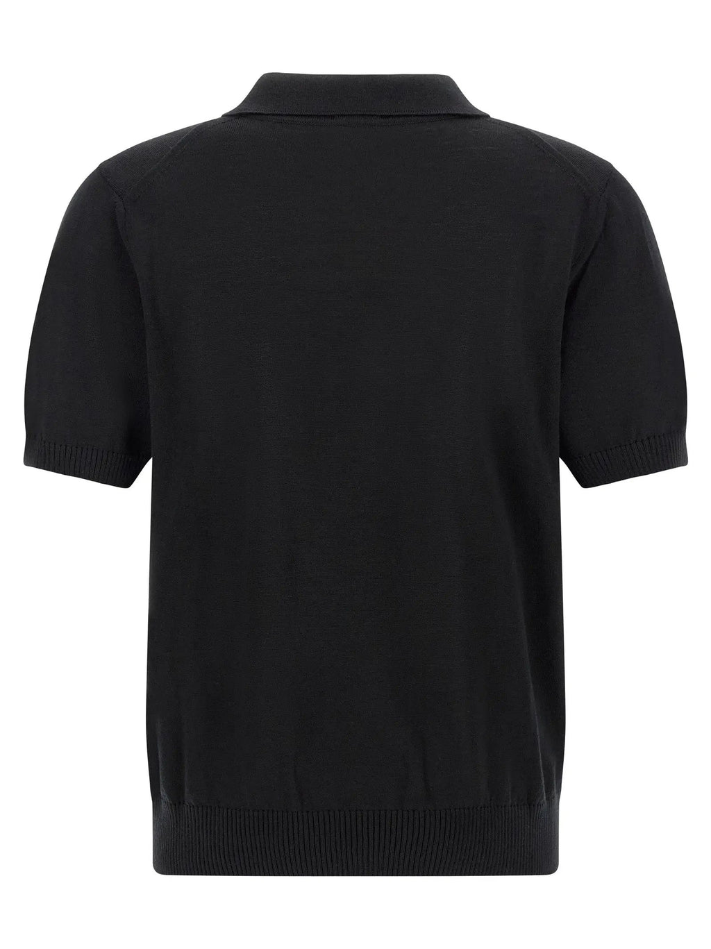 Hugo Boss Black Virgin Wool Polo Shirt