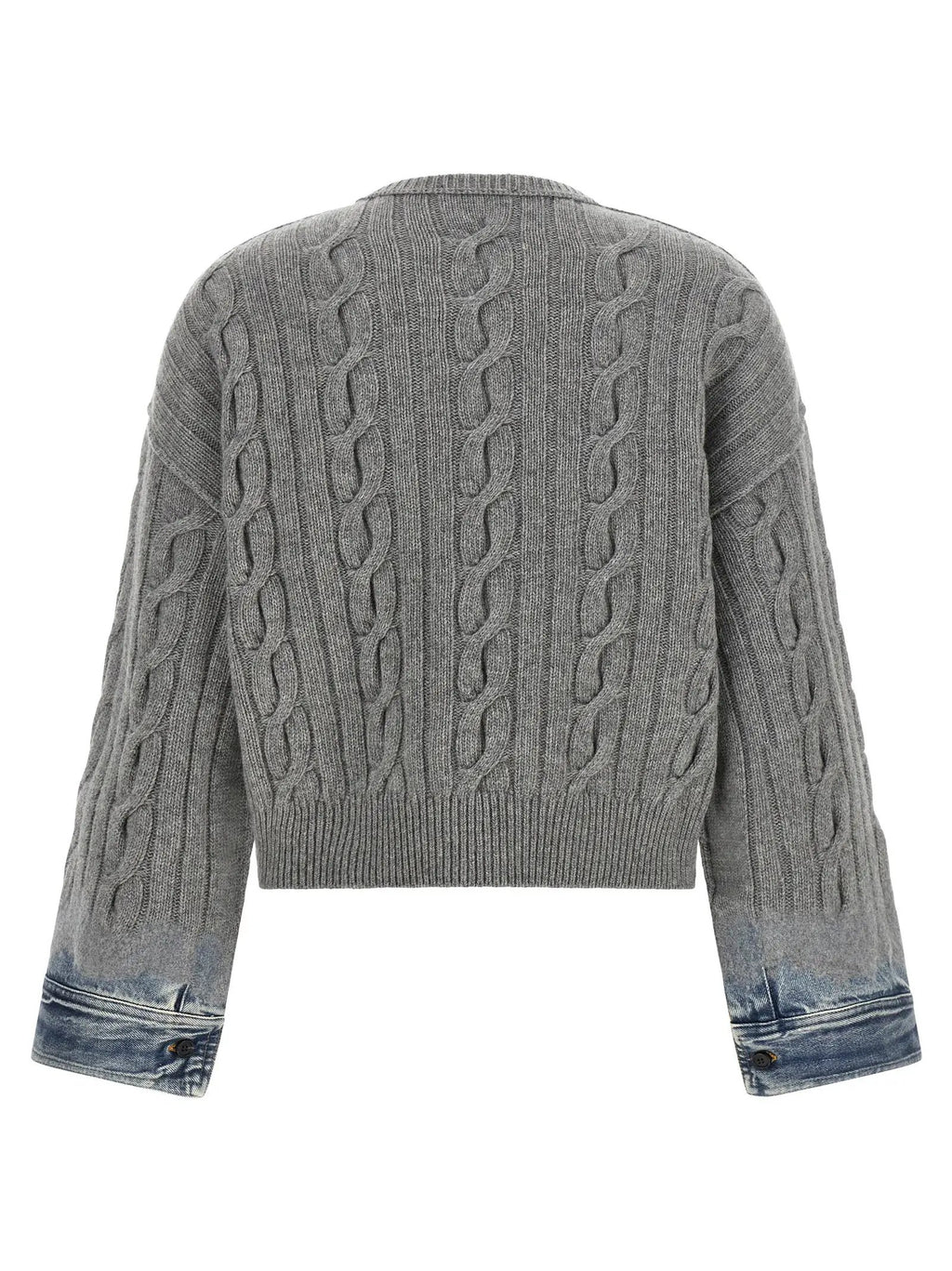 Haikure Gray Cotton Cardigan