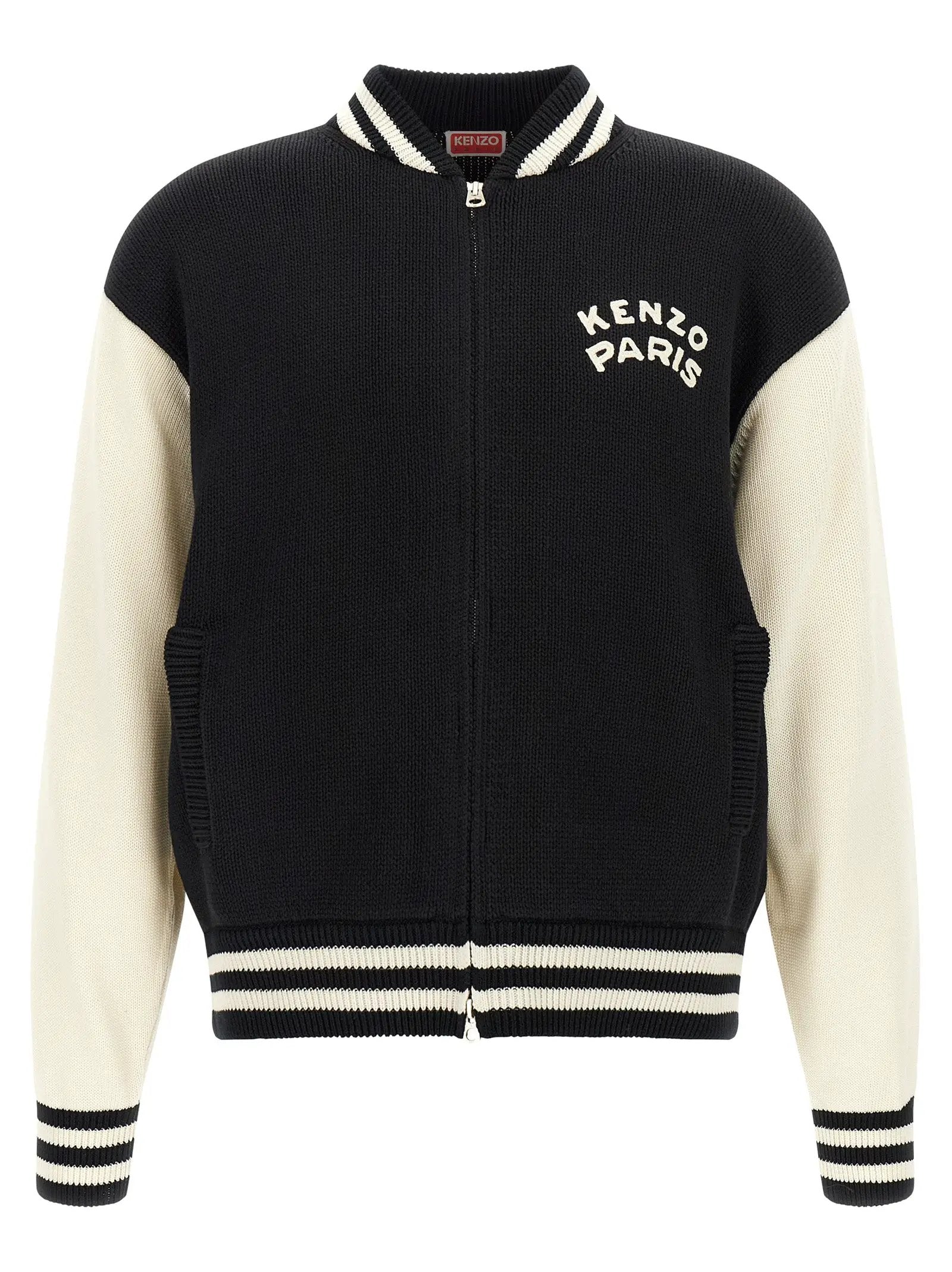 Kenzo Bicolor Cotton Cardigan