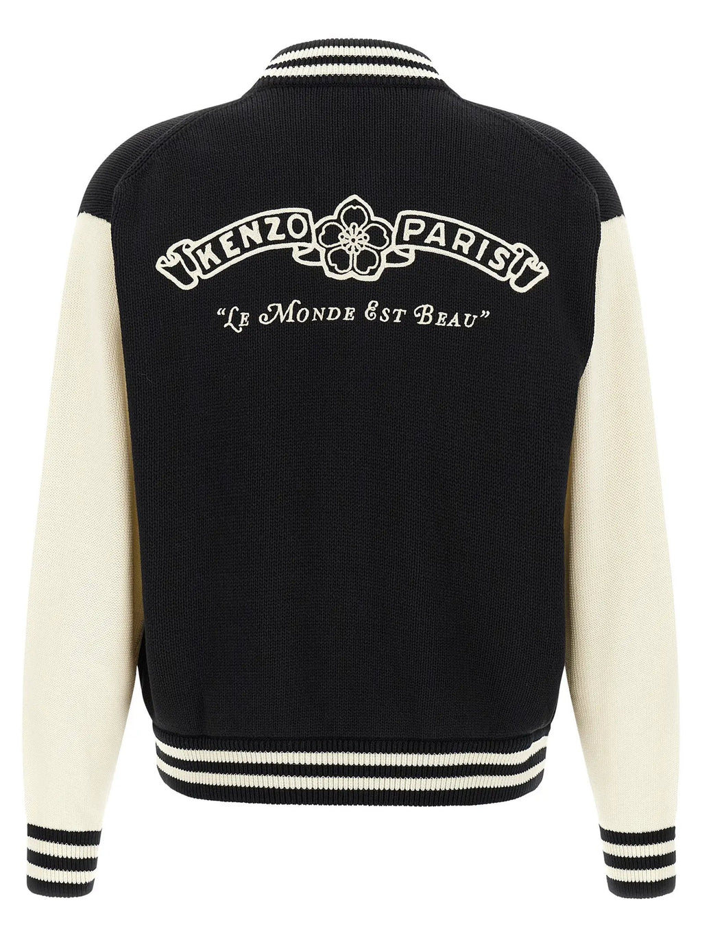 Kenzo Bicolor Cotton Cardigan