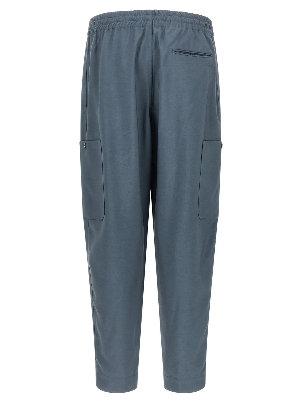 Kenzo Gray Wool Cargo Pants