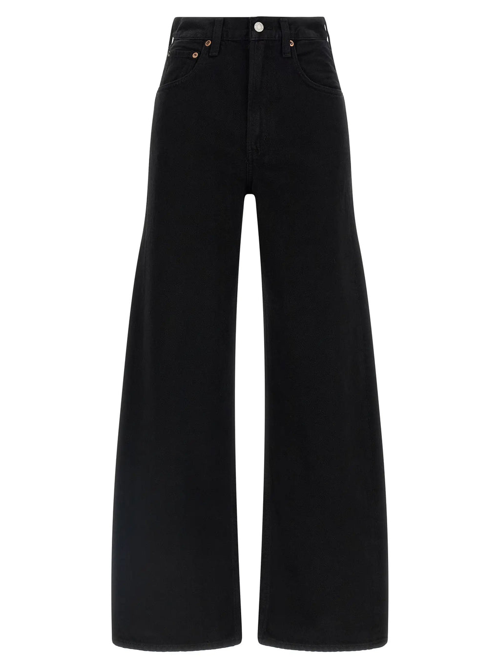 Agolde Black Cotton Jeans Denim