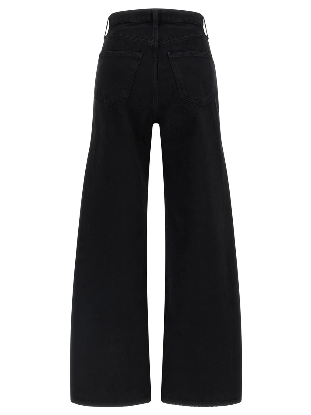 Agolde Black Cotton Jeans Denim