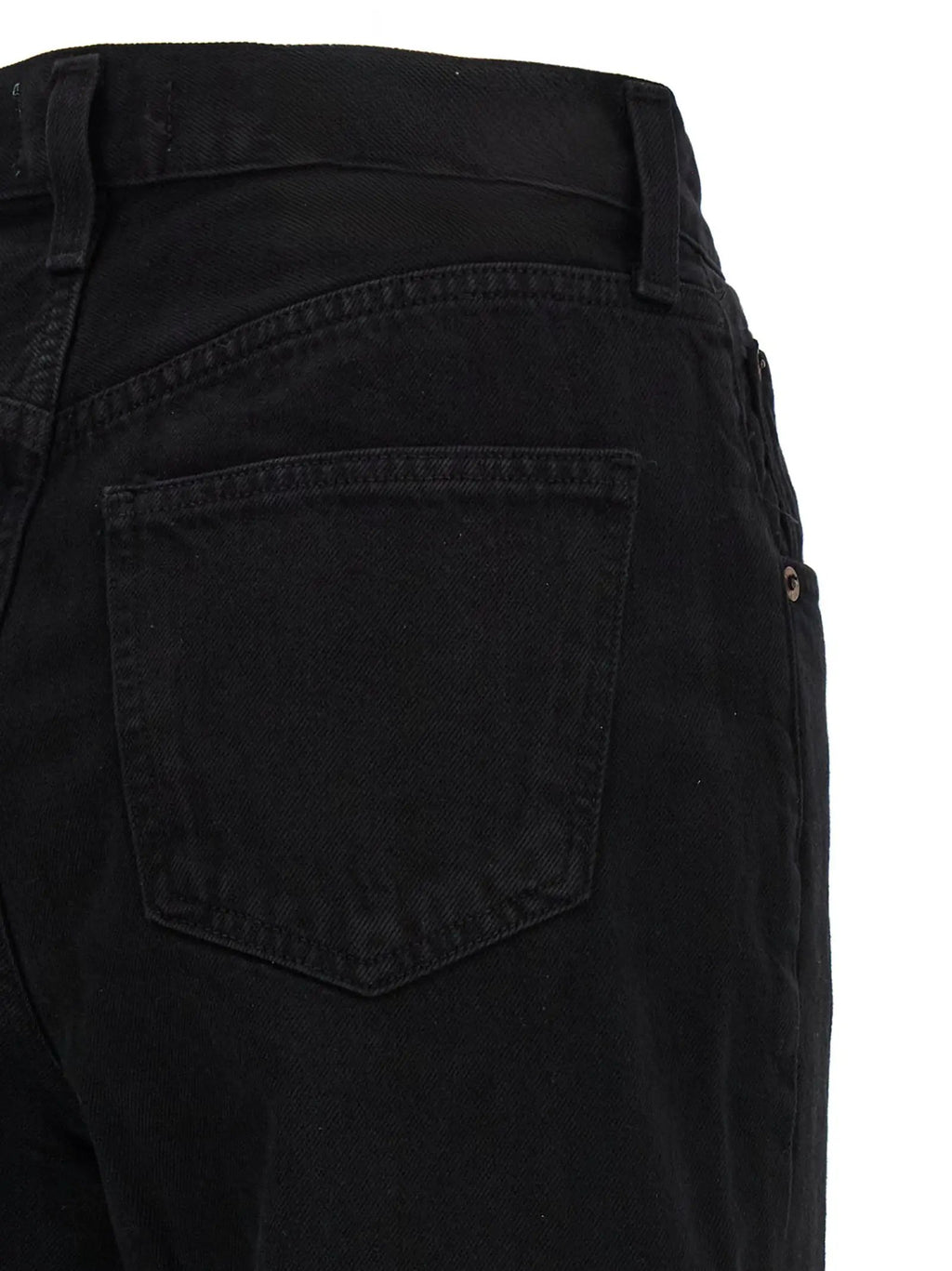 Agolde Black Cotton Jeans Denim
