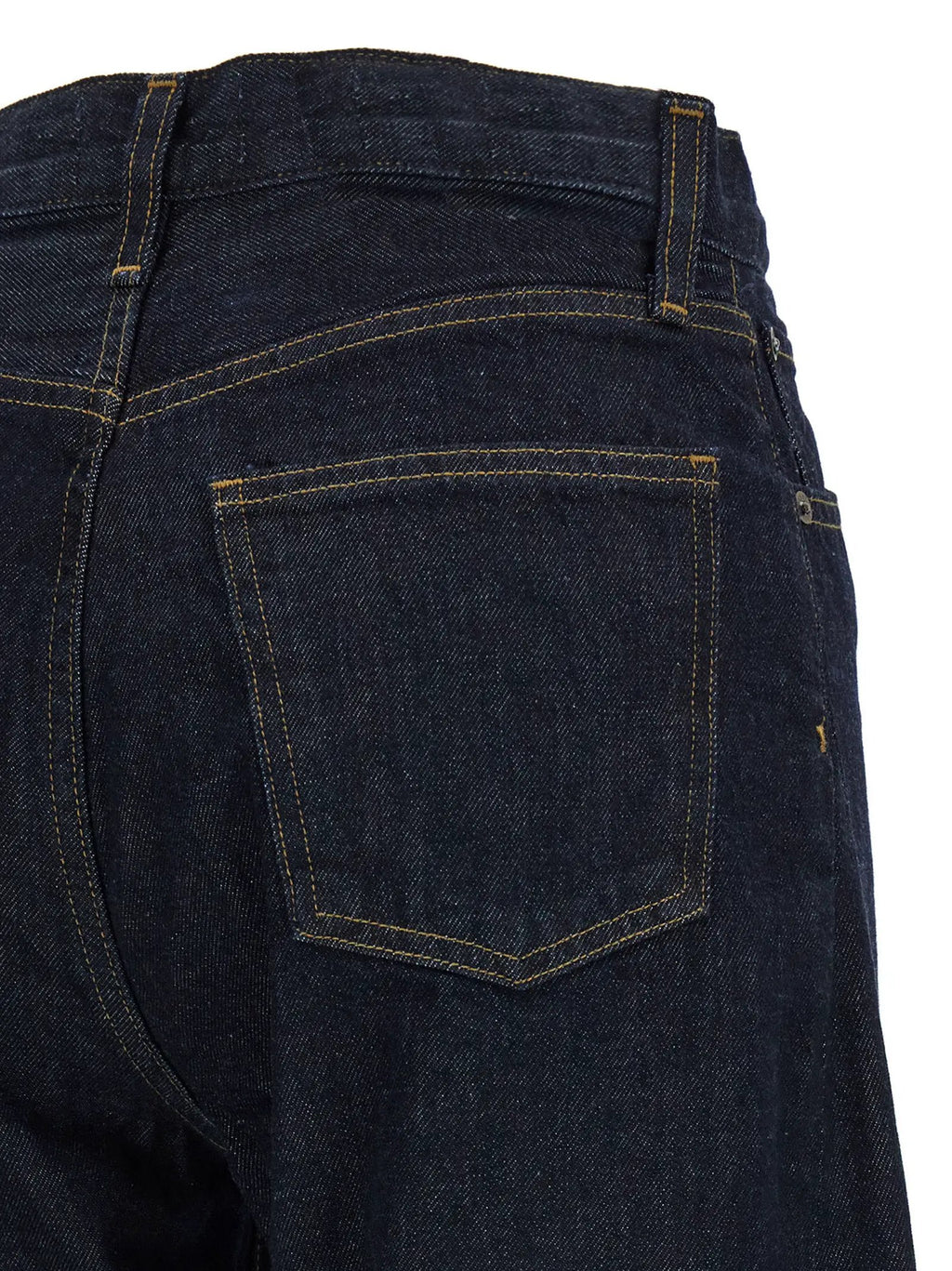 Agolde Blue Cotton High-Waisted Jean