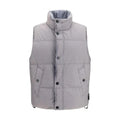 Stone Island Gray Goose Down Full-Length Jacket