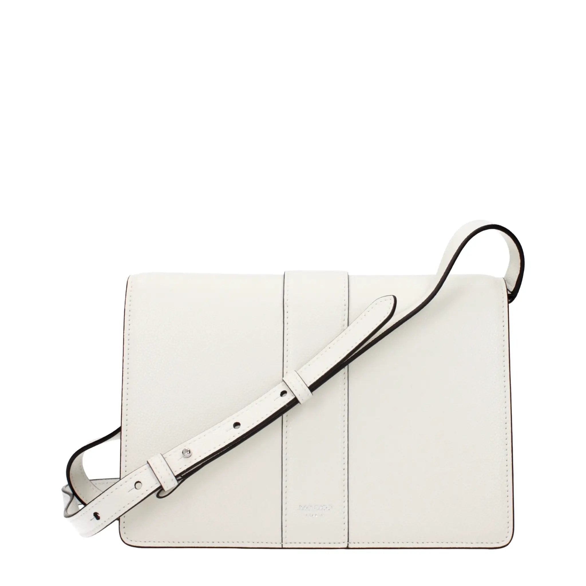 Jimmy Choo White Leather Crossbody Bag
