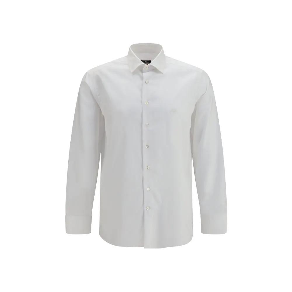 Etro White Cotton Dress Shirt