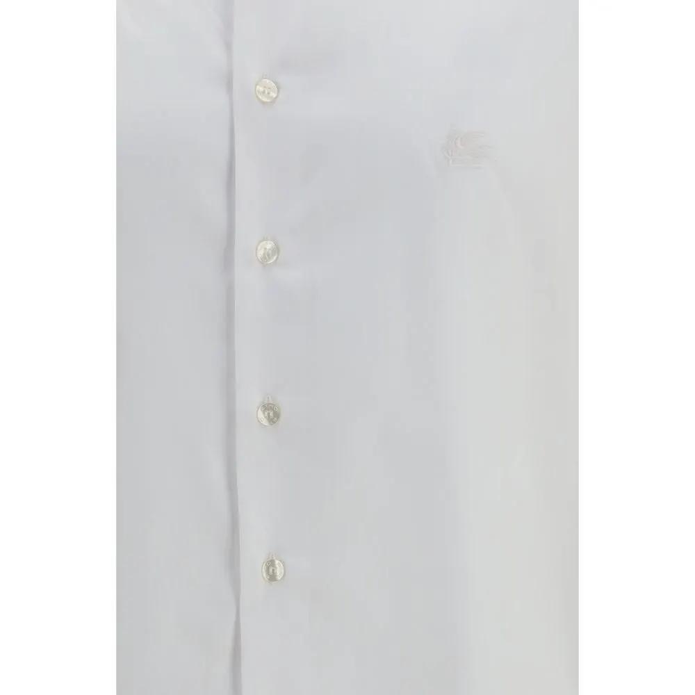 Etro White Cotton Dress Shirt
